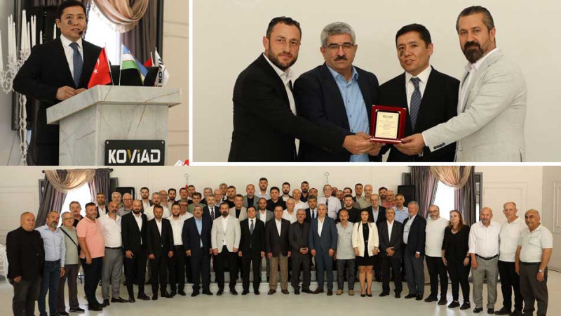 KOVİAD Özbekistan Başkonsolosu Abdunazarov'u ağırladı