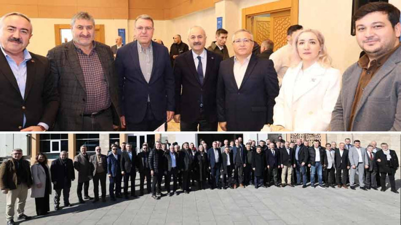 GETİP BAŞKAN BÜYÜKGÖZ'Ü DİNLEMEYE GİTTİ