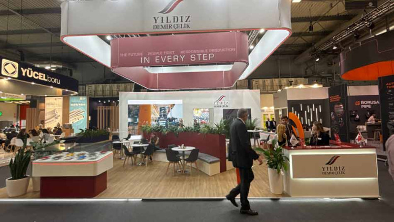 Milano'daki Dev Buluşmada Türk İmzası:  Yıldız Demir Çelik Made in Steel’de Göz Doldurdu